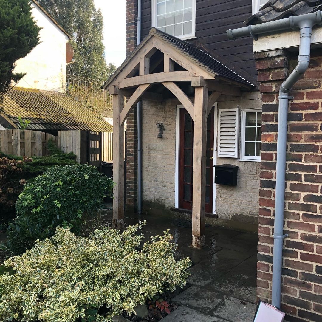 Floor and Wall Mounted Porch Gallery - Oak Frames Direct